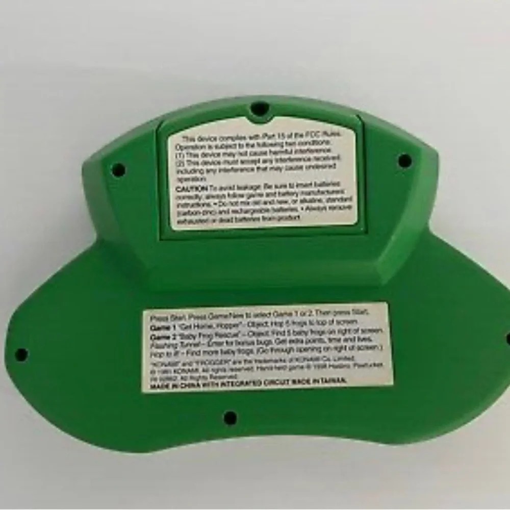 Vintage Frogger Handheld Electronic Game – Hasbro/Konami – TESTED 1998